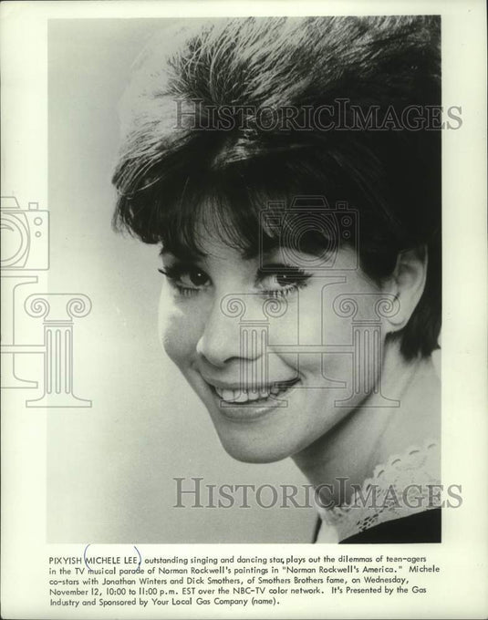 1970 Michele Lee to act in "Norman Rockwell's America" - Historic Images