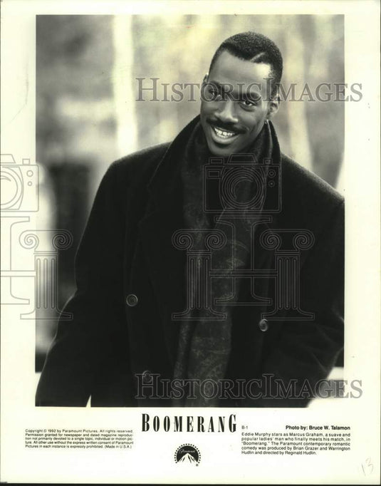 1992 Press Photo Eddie Murphy stars as Marcus Graham in Paramount's "Boomerang" - Historic Images