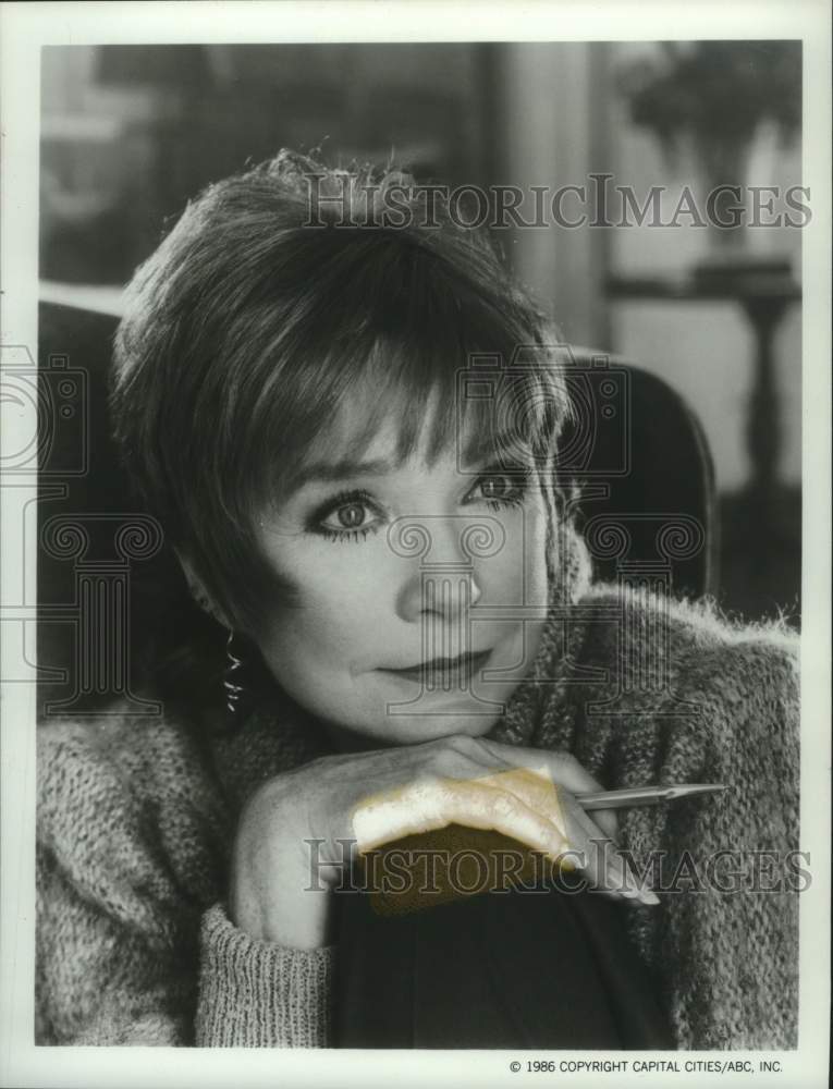 1986, Shirley MacLaine stars in "Out On A Limb" her own story. - Historic Images