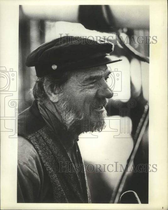 1977, Karl Malden as Captain Disko in "Captain Courageous" on ABC - Historic Images