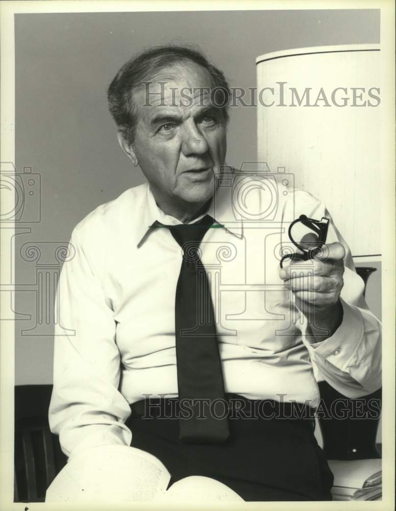 1984 Press Photo Karl Malden as Freddy Kassab in &quot;Fatal Vision&quot; on NBC-TV movie - Historic Images