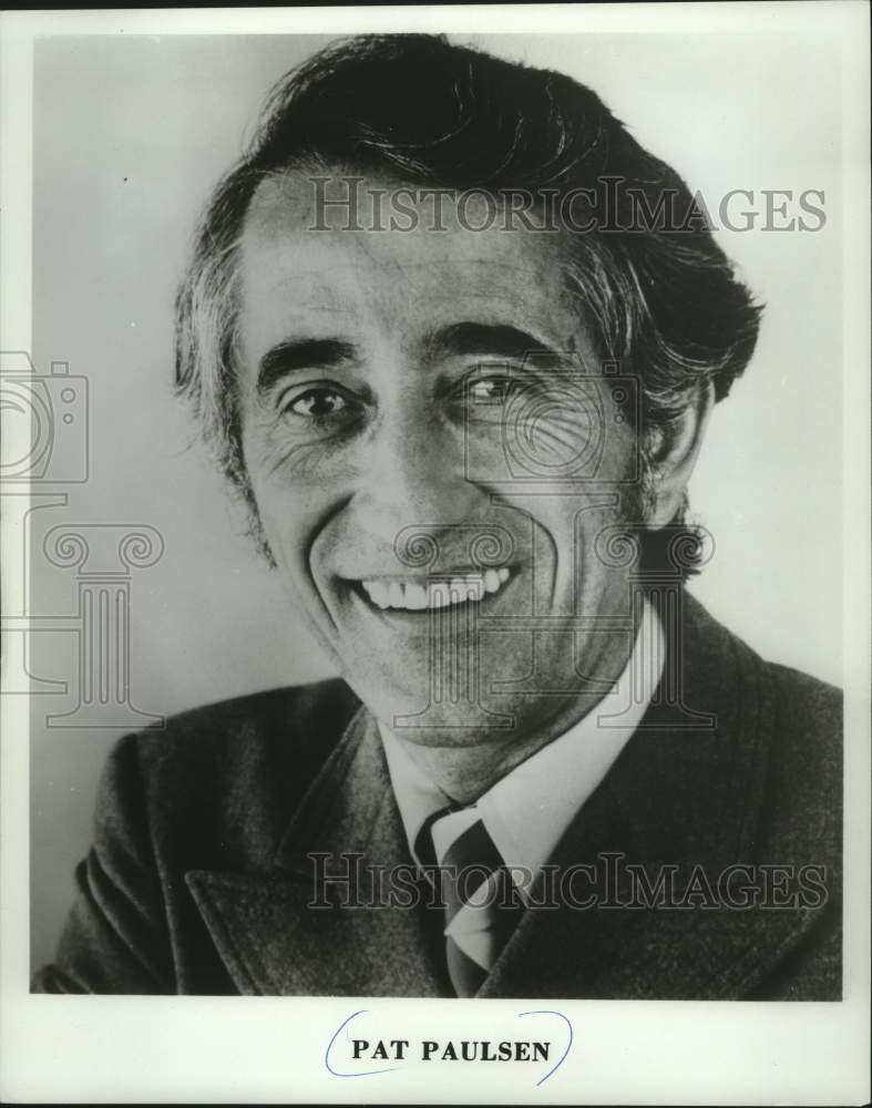 1978 Press Photo Pat Paulsen, actor and comedian - mjp43313-Historic Images