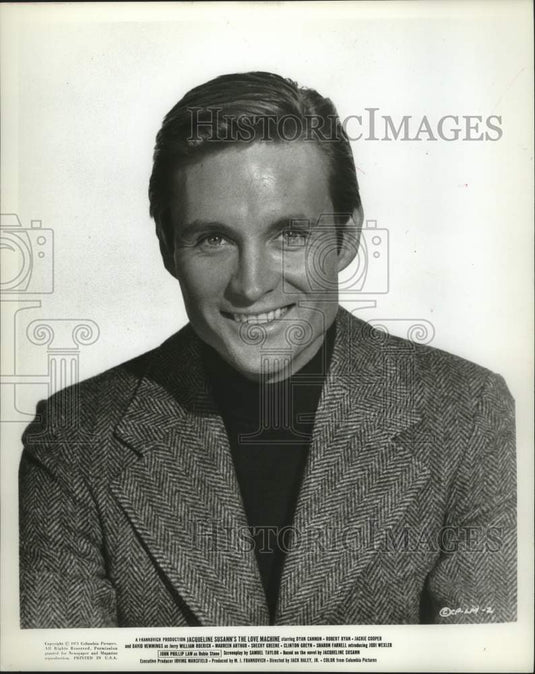1971, John Phillip Law stars in The Love Machine. - mjp43366 - Historic Images
