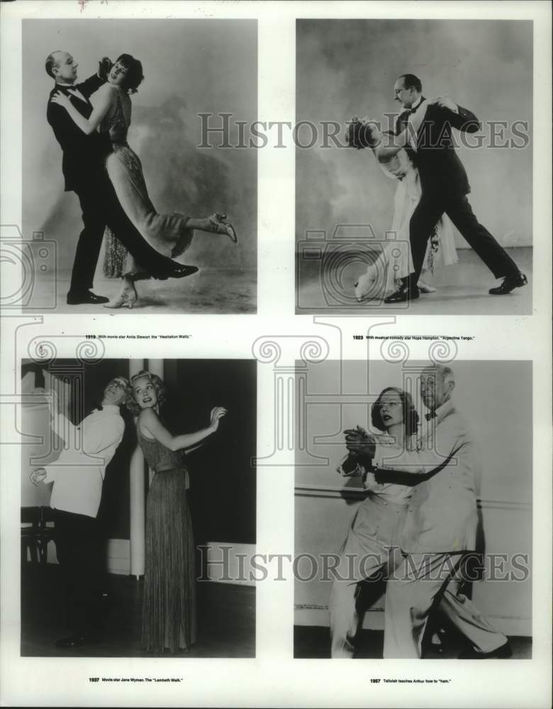 1987, Arthur Murray and dancing partners in 1972, 1919 and 1923. - Historic Images
