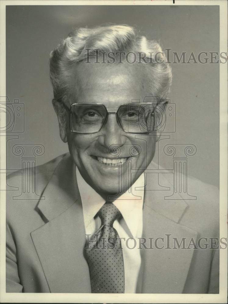 1980 Press Photo Allen Ludden, television personality and game show host. - Historic Images