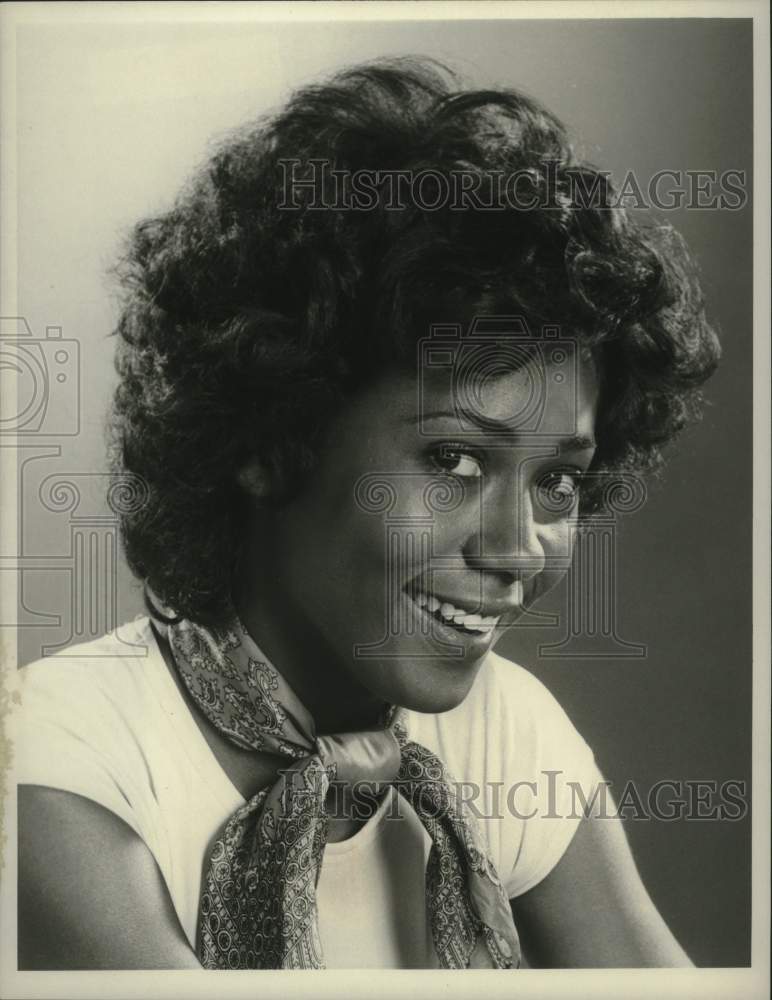1977 Press Photo Berlinda Tolbert stars on The Jeffersons, on CBS. - mjp43528 - Historic Images