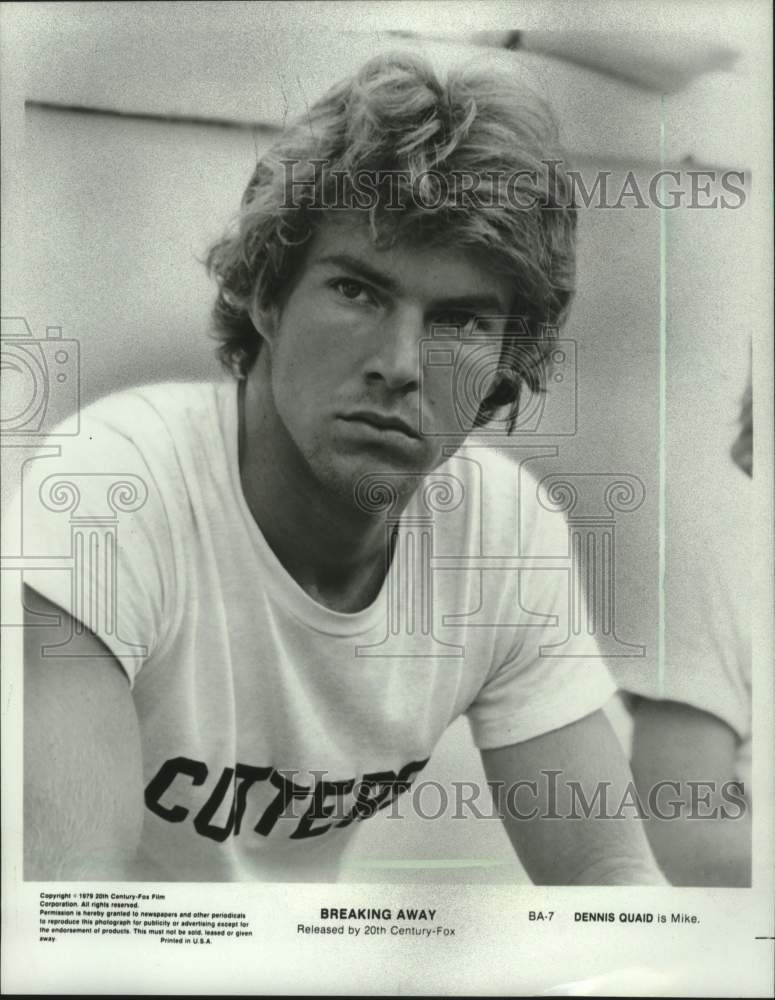 1983, Dennis Quaid as Mike in &quot;Breaking Away&quot; - mjp43601 - Historic Images