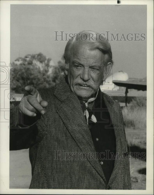 1976 Press Photo Denver Pyle in scene from NBC-TV's "Petrocelli" - mjp43606 - Historic Images