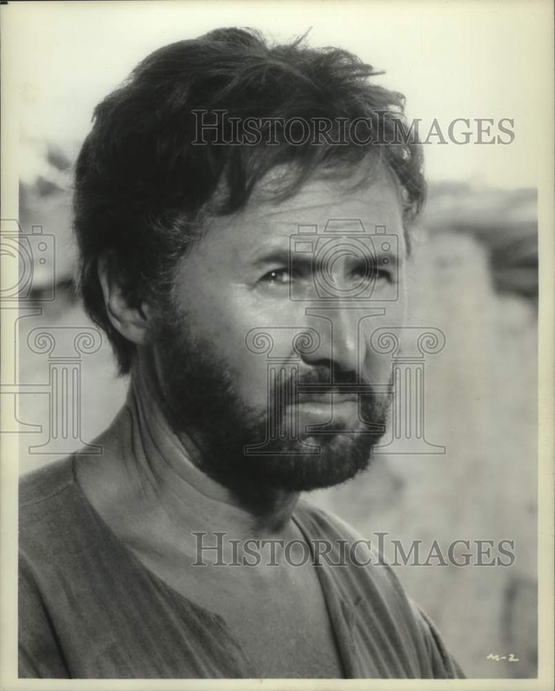 1975, Anthony Quayle as Aaron in the series "Moses--the Lawgiver - Historic Images