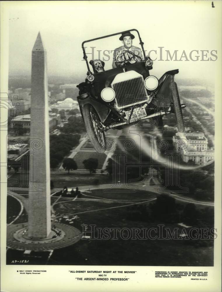 1979 Press Photo Fred MacMurry stars in "The Absent Minded Professor" on NBC-TV - Historic Images