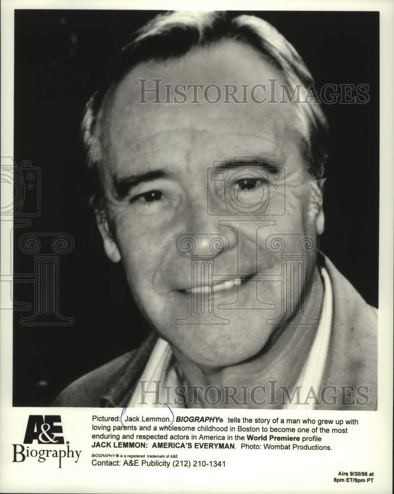 1996, A&amp;E Biography of Jack Lemmon - mjp43675 - Historic Images