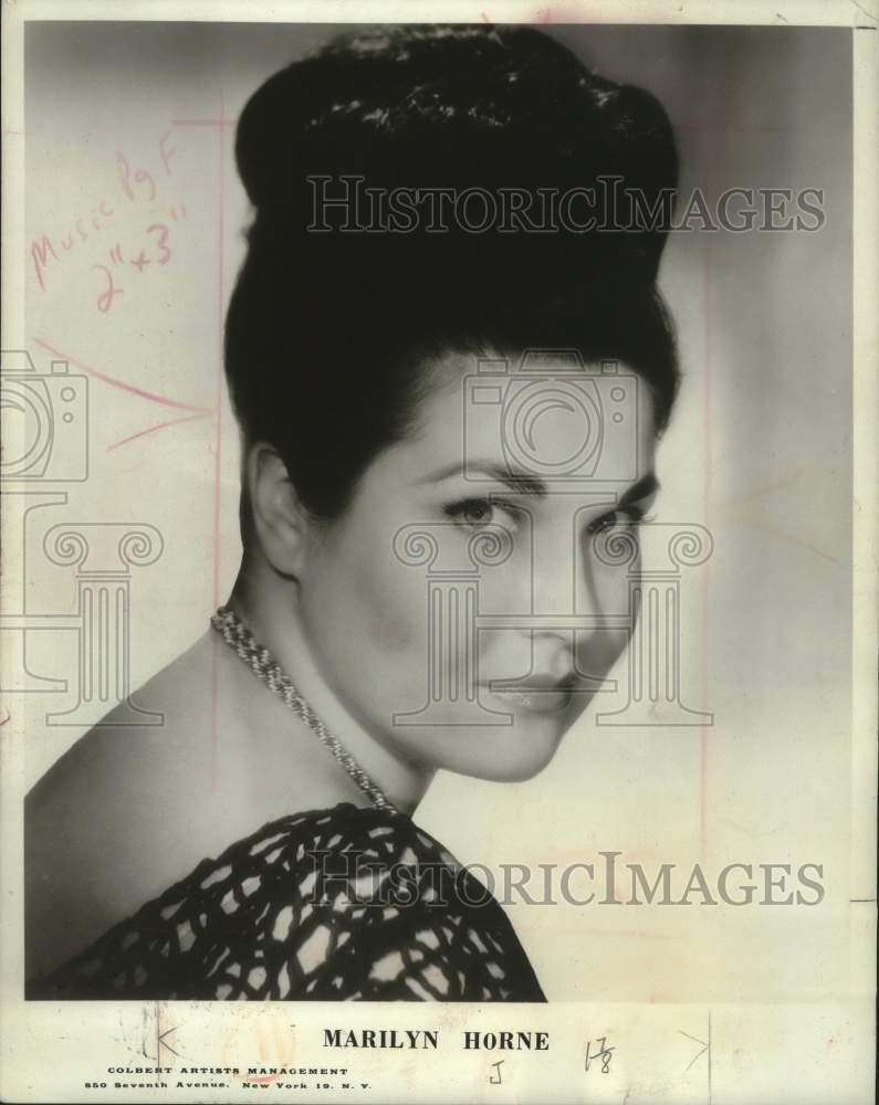 1986 Press Photo Soprano Marilyn Horne at the Milwaukee Symphony Orchestra-Historic Images