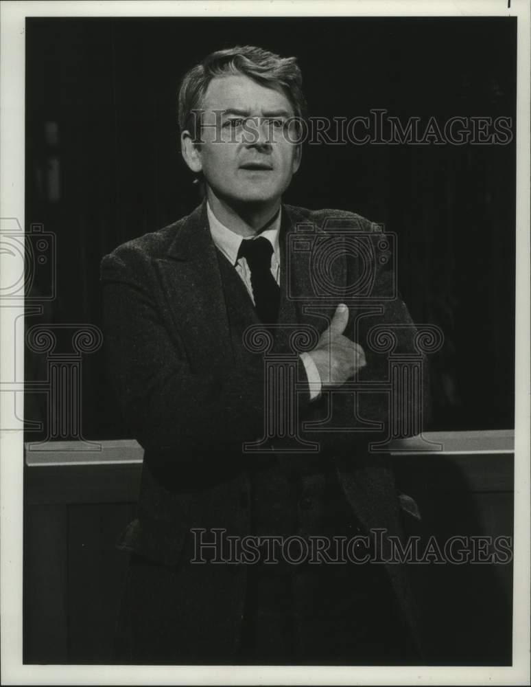 1977, Hal Holbrook is the Stage Manager in "Our Town on NBC-TV - Historic Images