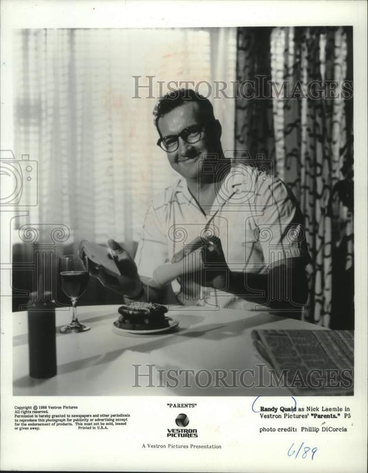 1989, Randy Quaid as Nick Laemle in "Parents" - mjp43771 - Historic Images