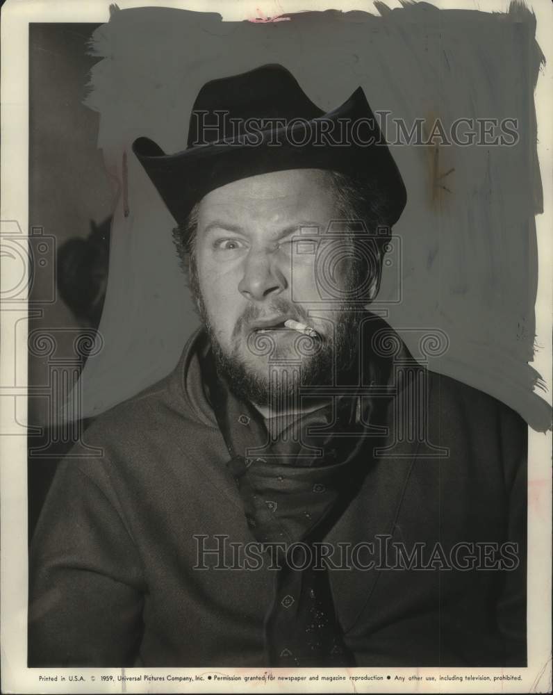 1960 Press Photo Peter Ustinov, linguist, actor, author, producer and director. - Historic Images