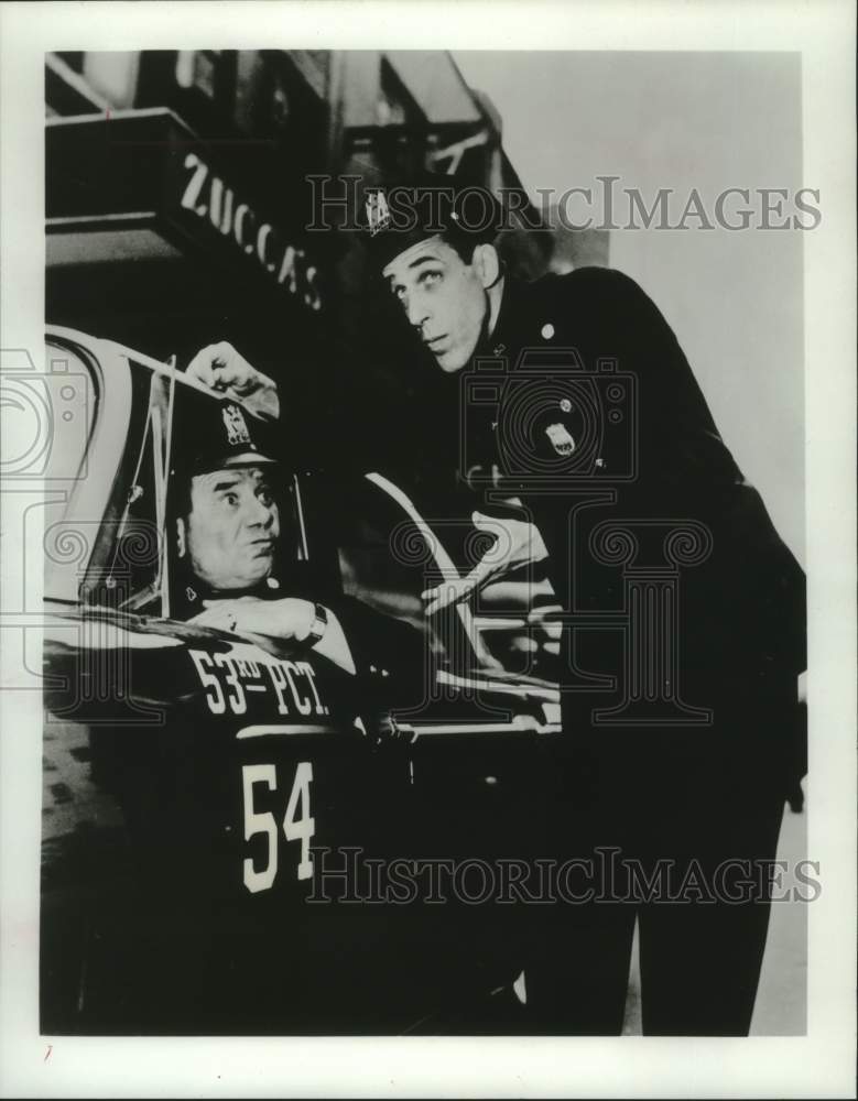1990, Joe E. Ross and Fred Gwynn in &quot;Car 54, Where Are You/&quot; - Historic Images