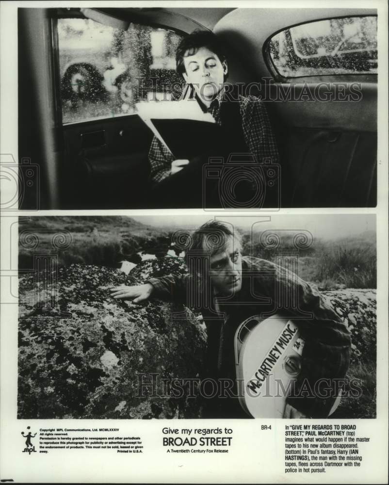 1984, Paul McCartney, Ian Hastings in Give My Regards to Broad Street - Historic Images