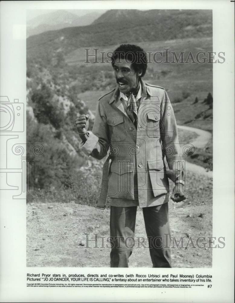 1986, Richard Pryor in scene from "JoJo Dancer, Your Life is Calling" - Historic Images