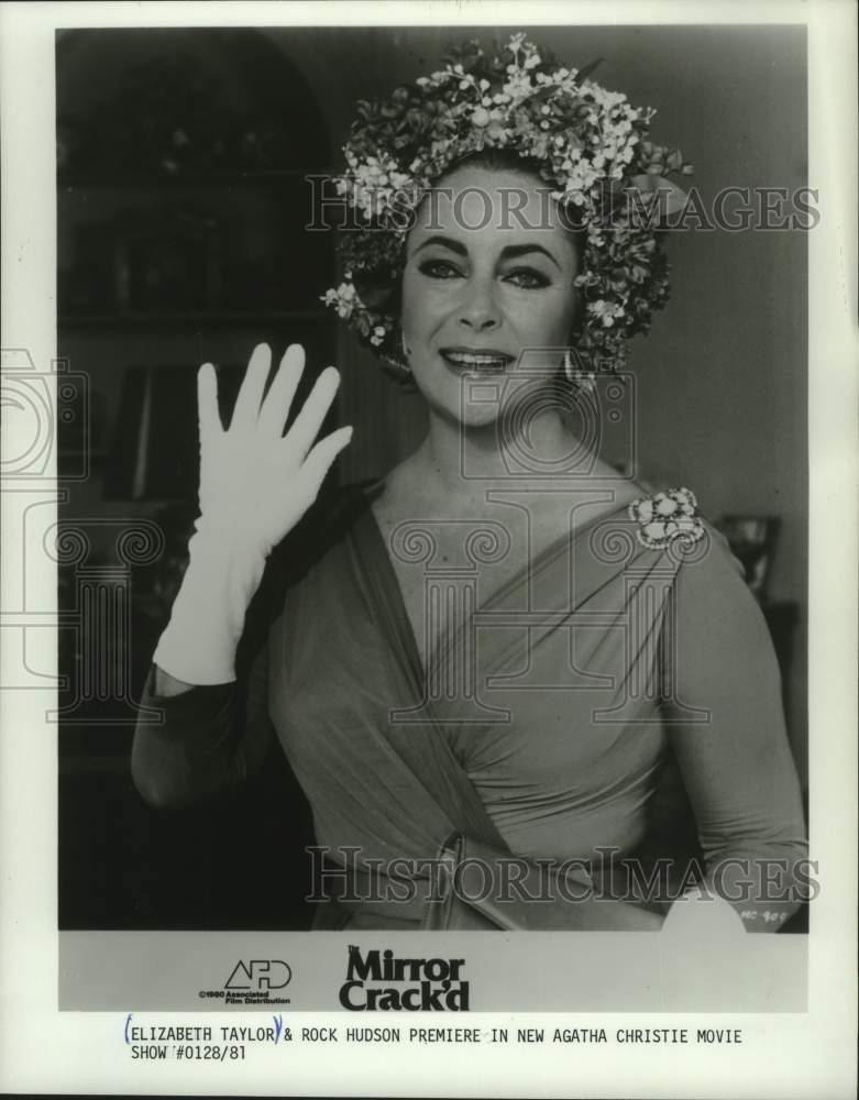 1982, Elizabeth Taylor stars in Agatha Christie's "Mirror Crack'd" - Historic Images