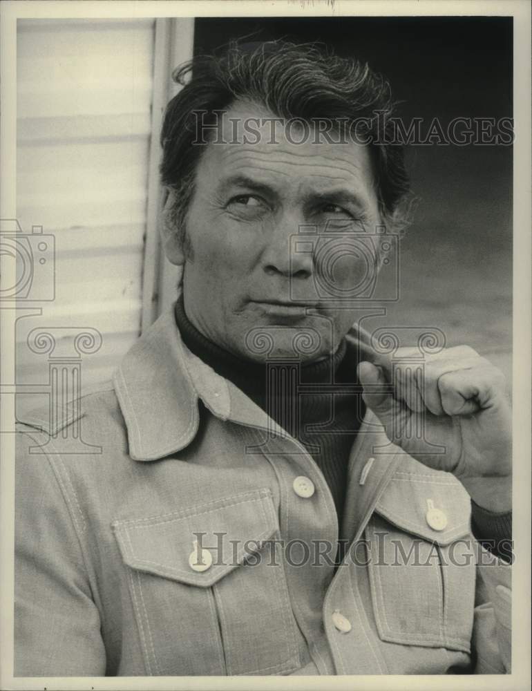 1975, Jack Palance portrays a homicide detective in &quot;Bronk&quot; on CBS - Historic Images