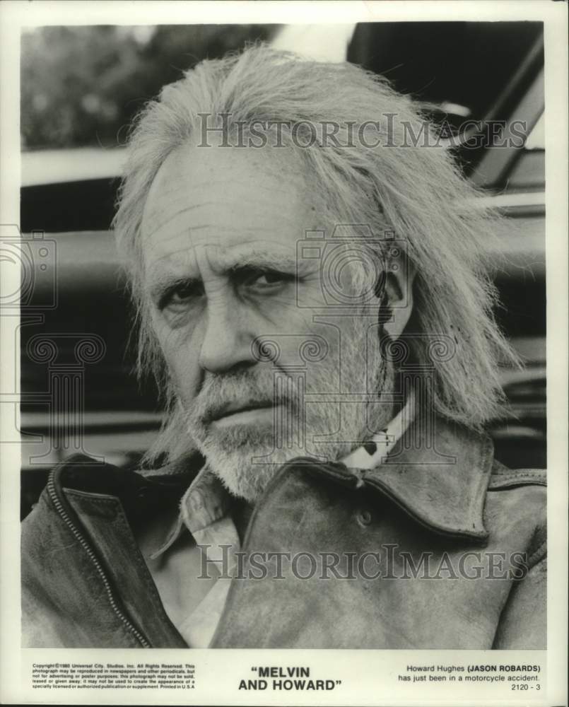  Jason Robards as Howard Hughes in &quot;Melvin and Howard&quot; - Historic Images