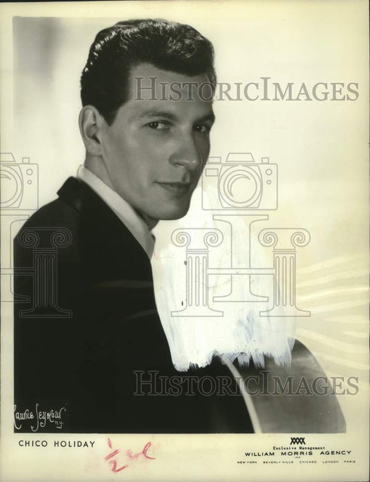 1962, Singer Chico Holiday, Milwaukee's teen Leukemia drive chairman - Historic Images