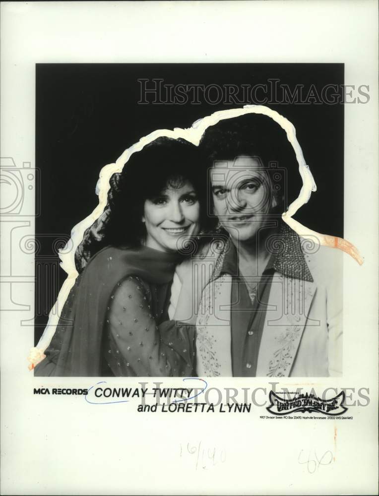 1979 Press Photo US singers Conway Twitty and Loretta Lynn - mjp44192 - Historic Images