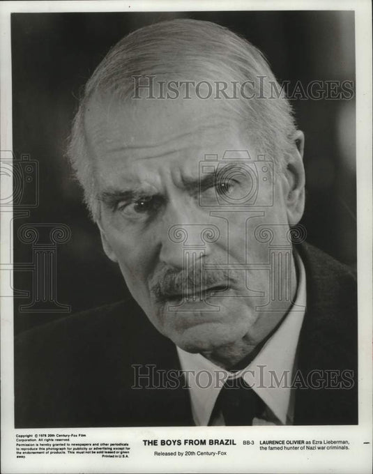 1978, Laurence Oliver as Liebermen in The Boys From Brazil - Historic Images