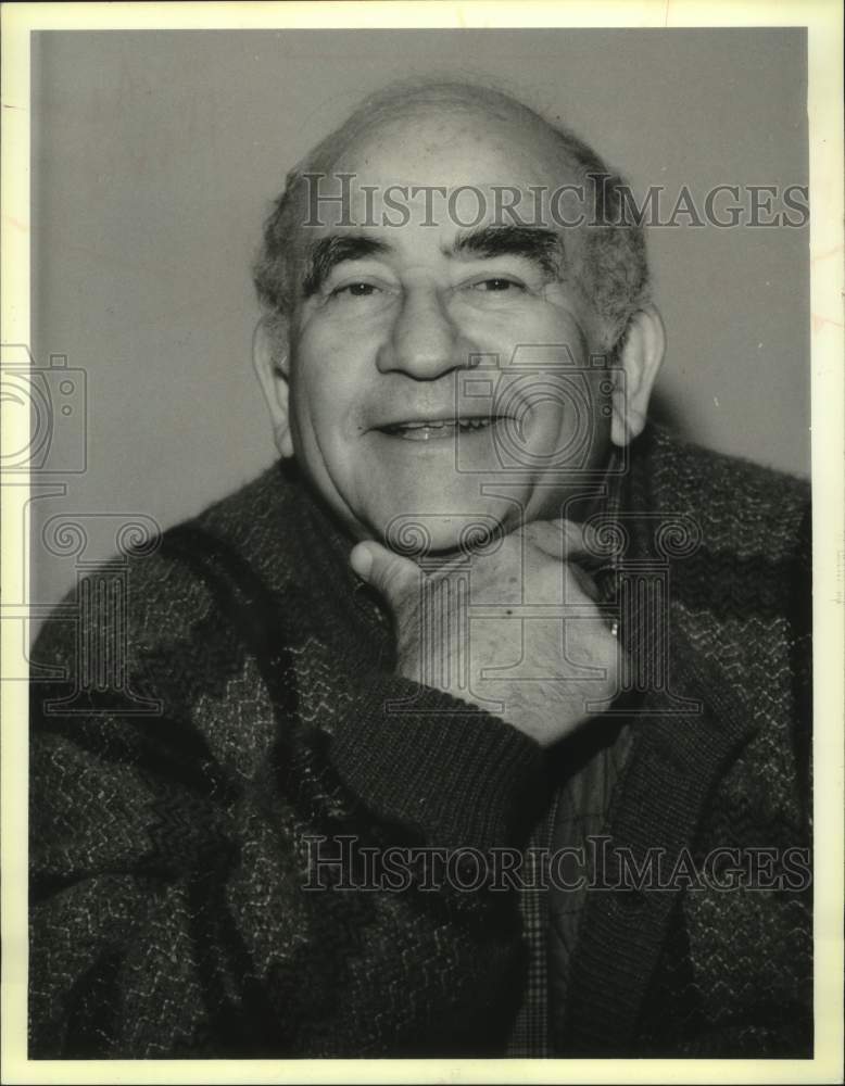 1987 Press Photo Actor Ed Asner who was photographed in Los Angeles. - mjp44235 - Historic Images