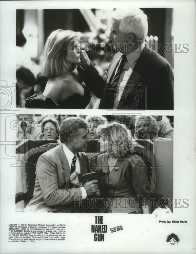 1988 Press Photo Scenes from &quot;The Naked Gun from the Files of Police Squad&quot; - Historic Images