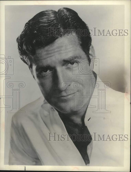 1964 Press Photo Hugh O'Brian, host of "International Beauty Spectacular" - Historic Images