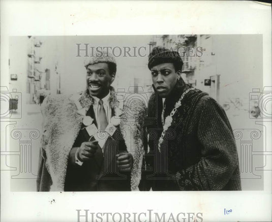 1992, Eddie Murphy and Arsenio Hall in "The Distinguished Gentleman" - Historic Images