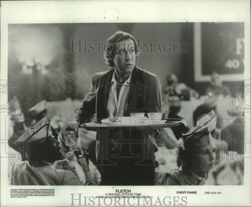 1986 Press Photo Chevy Chase in scene from &quot;Fletch&quot; - mjp44485 - Historic Images