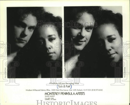 Press Photo Members of the band Tuck & Patti - mjp44501 - Historic Images