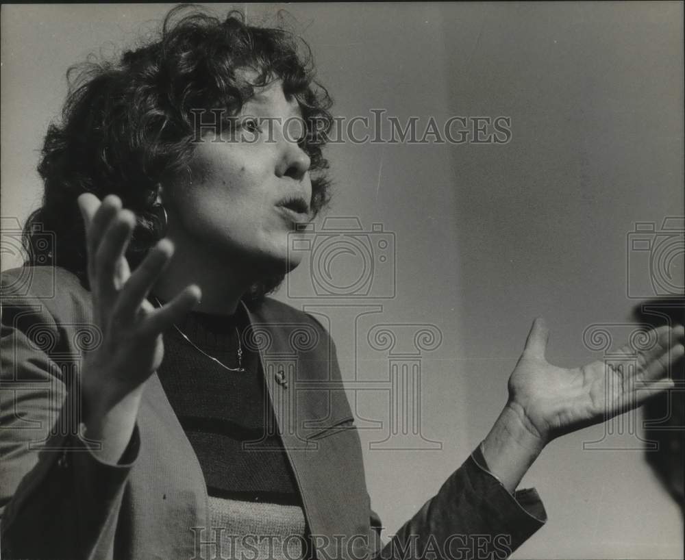 1981, Teresa Trull, a gospel singer from North Carolina - mjp44505 - Historic Images