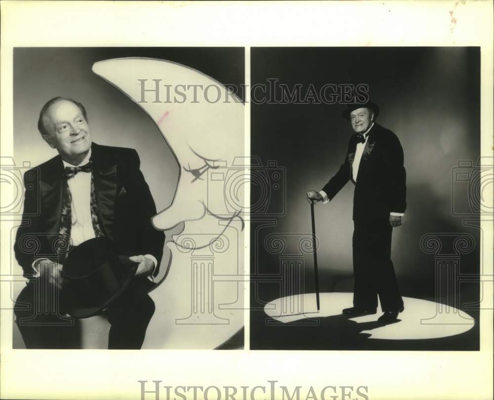 1993 Press Photo Jay Leno introduces gala celebrating comedian Bob Hope - Historic Images