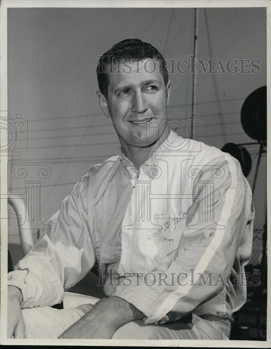 1968 Press Photo Tom Bigelow to try another victory against US Auto club drivers - Historic Images