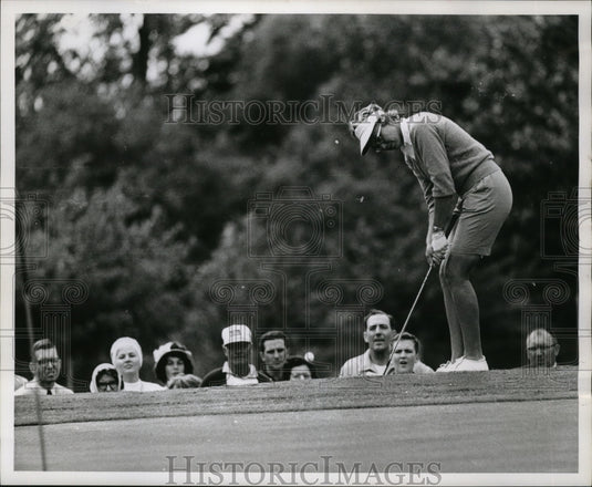 1962 Jaycee women's open winner Mickey Wright in final round - Historic Images