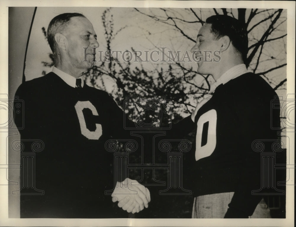 John Coombs, Duke University Baseball Coach, and Eric Tipton-Historic Images