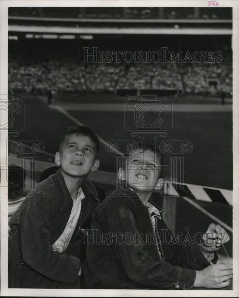 1953 Press Photo Milwaukee Braves Knothole Club- first Knothole day of season.-Historic Images