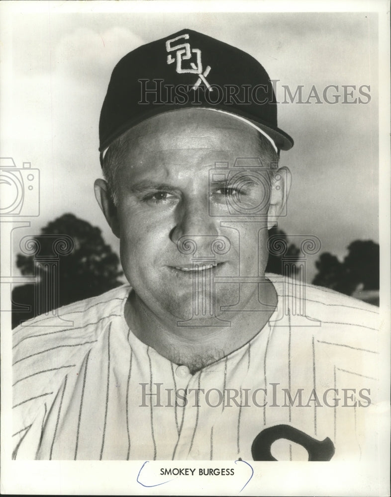1966 Press Photo Smoky Burgess of the Chicago White Sox - mjs04676-Historic Images