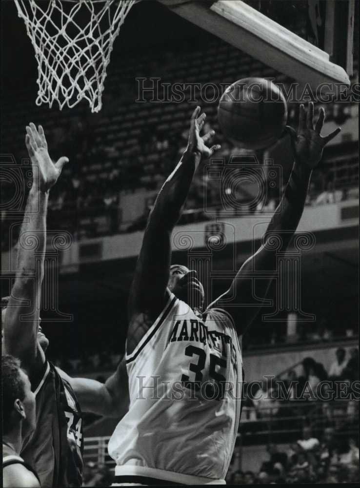 1993 Press Photo Marquette University - Damon Key, Basketball Game - mjt00094-Historic Images