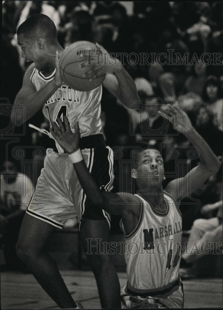 1994 Press Photo Marshall High School - James French, Basketball Player - Historic Images