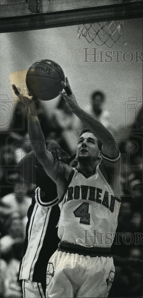 1993 Press Photo Arrowhead High School - J.P. Lange, Basketball Player - Historic Images