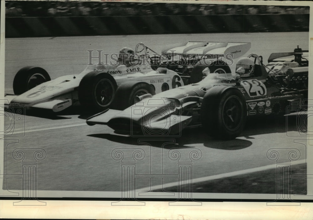 1972 Press Photo Rex Mays Race - Cars at State Fair Park, Wisconsin - mjt00481- Historic Images