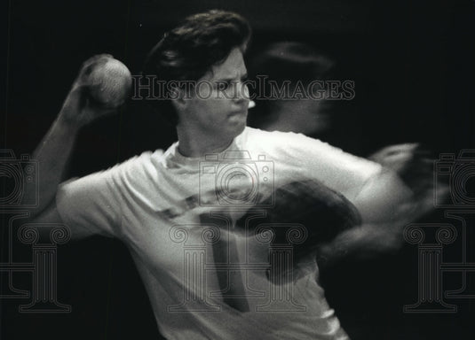 1993 Press Photo Carroll College - Mary Danielson, Softball Pitcher - mjt00803-Historic Images