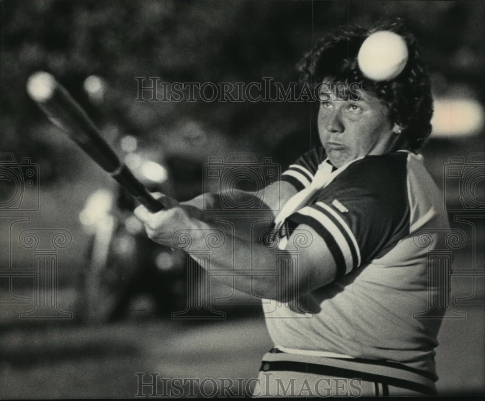 1993 Press Photo Precision&#39;s Laura Fillip fouls one off - mjt00893-Historic Images