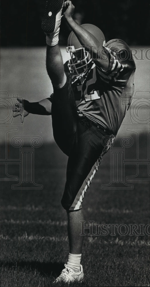1990 Press Photo Carroll College - Bill Nolan, Lineman-Punter, Football Team-Historic Images