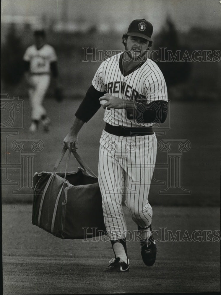 1988 Press Photo Milwaukee Brewers - Mike Anderson, Baseball Player - mjt01435- Historic Images
