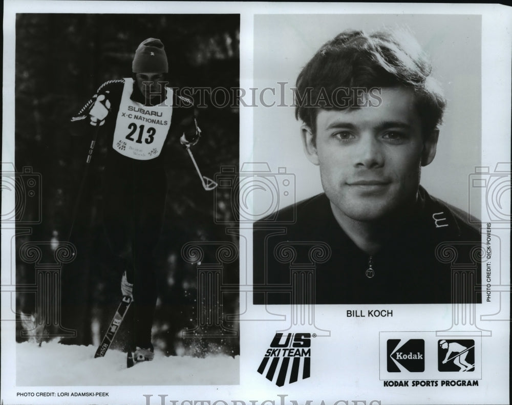 1985 Press Photo Bill Koch, U.S. Olympic cross country skiing medalist-Historic Images
